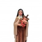 Imagem Santa Terezinha 20 Cm Com Auréola Resina Mod5