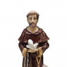 Imagem São Francisco Assis 13 Cm Resina Mod2