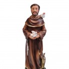 Imagem São Francisco Assis 20 Cm Resina Mod5