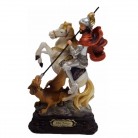 Imagem São Jorge 22 Cm Resina Mod5