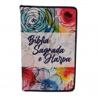 Livro Bíblia Sagrada e Harpa Letra Hipergigante Plus Edição de Promessas - Cânticos e Louvores