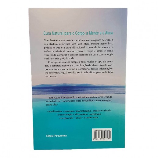 Livro Cura Vibracional Equilíbrio Físico Emocional E Mental Com Base No Seu Tipo Energético