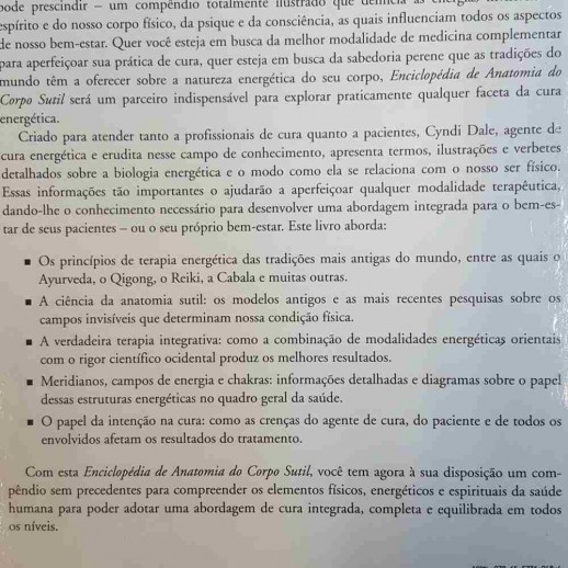 Livro Enciclopédia de Anatomia do Corpo Sutil Um Guia Definitivo Detalhado e Ilustrado Sobre Bioener
