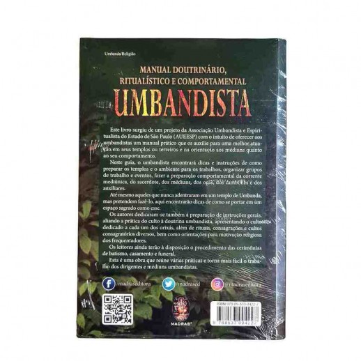 Livro Manual Doutrinário, Ritualístico e Comportamental Umbandista