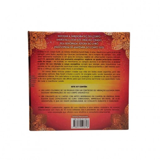 Livro O Oráculo do Corpo Sutil Ed. Pensamento - 52 Cartas