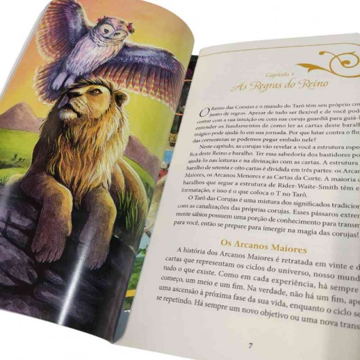 Livro O Tarô das Corujas Ed. Alfabeto - 78 Cartas