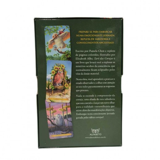 Livro O Tarô das Corujas Ed. Alfabeto - 78 Cartas