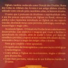 Livro Ogham O Oráculo dos Druidas Ed. Alfabeto - 25 Cartas