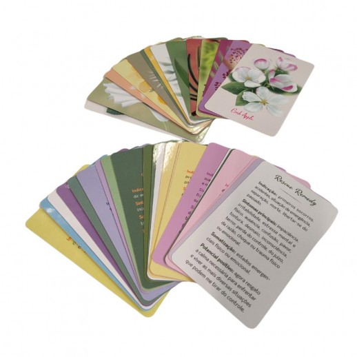 Livro Oráculo dos Florais de Bach Resgatando a Luz Interior Ed. Alfabeto - 39 Cartas