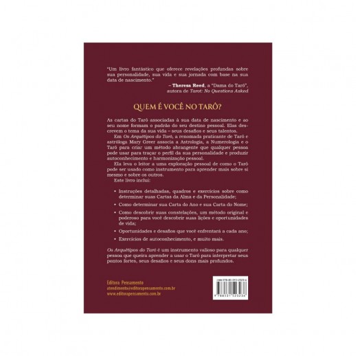 Livro Os Arquétipos do Tarô - Ed. Pensamento