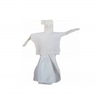 Boneca Pano Branca 13 Cm Braço e Perna Solto