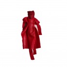 Boneca Pano Vermelha 13 Cm Braço e Perna Solto