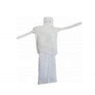 Boneco Pano Branco 13 Cm Braço e Perna Solto
