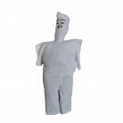 Boneco Pano Branco 16 Cm Braço e Perna Solto