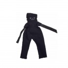 Boneco Pano Preto 13 Cm Braço e Perna Solto