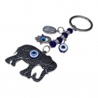 Chaveiro Olho Grego Com Elefante 10 Cm