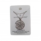 Colar Tetragrammaton 22 Cm Prateada Vazada