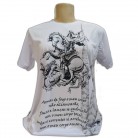 Camiseta São Jorge Preta e Branca G4