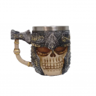 Caneca Caveira Resina e Alumínio