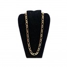 Colar Corrente Ouro 35 Cm 1x1 Grossa