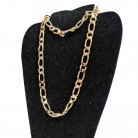 Colar Corrente Ouro 35 Cm 1x1 Grossa