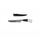 Faca Inox Cabo Preto e Branco N5