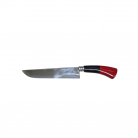 Faca Inox Cabo Preto e Vermelho N8