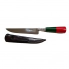 Faca Inox Cabo Verde e Vermelho N5