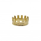 Ferramenta Coroa 02 cm Castelo Mod3 Dourado