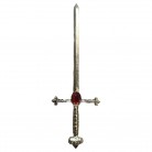 Ferramenta Espada 16 Cm Com Pedra Vermelha Mod32
