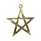 Ferramenta Estrela 5 Pontas 05 Cm Dourada Mod32