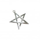 Ferramenta Estrela 5 Pontas 05 Cm Prateada Mod32