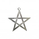 Ferramenta Estrela 5 Pontas 05 Cm Prateada Mod32