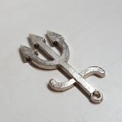 Ferramenta Garfo Pomba Gira 4,5 Cm Prateado Mod31