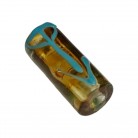 Firma Amarela Brilho com Flecha Azul Cilindrica Luxo 3 cm 
