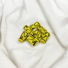 Firma Amarela e Preta Opaca Cilindrica Tribal 3 cm 