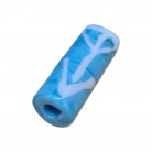 Firma Azul com Flecha Branca Cilindrica Luxo 3 cm 