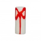 Firma Branca com Machado Vermelho Cilindrica Luxo 3 cm 