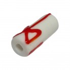 Firma Branca com Machado Vermelho Cilindrica Luxo 3 cm 