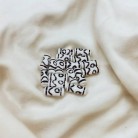 Firma Branca e Preta Opaca Cilindrica Tribal 3 cm