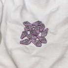Firma Formato de Caixão Cruz de Metal Mod3 Roxo 3 cm 