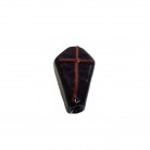 Firma Formato de Caixão Mod1 3,4 cm  Preto e Vermelho
