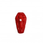Firma Formato de Caixão Mod2 3,5cm  Vermelho e Branco