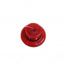Firma Formato de Chapéu 1,5  cm  Vermelho e Preto