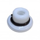 Firma Formato de Chapéu Branco e Preto 1,5 Cm