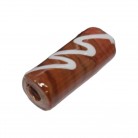 Firma Marrom com Raio Branco Cilindrica Luxo 3 cm 