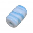 Firma Murano Branca e Azul Opaca Estilizada 3 cm 