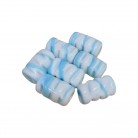 Firma Murano Branca e Azul Opaca Estilizada 3 cm 