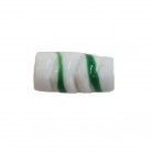 Firma Murano Branca e Verde Opaca Estilizada 3,2 cm 