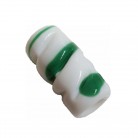 Firma Murano Branca e Verde Opaca Estilizada 3,2 cm 